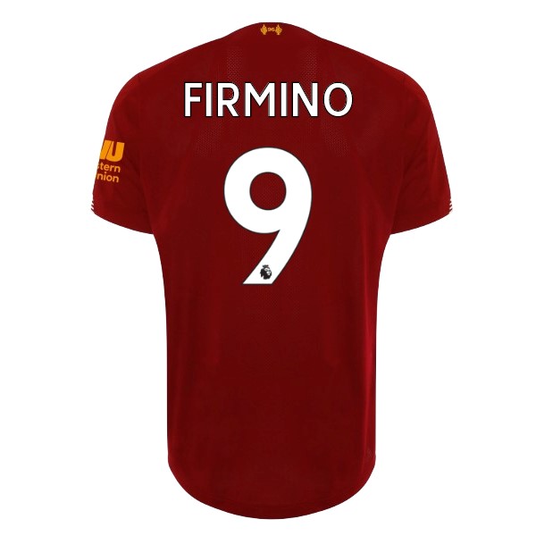 Camiseta Liverpool NO.9 Firmino 1ª 2019/20 Rojo